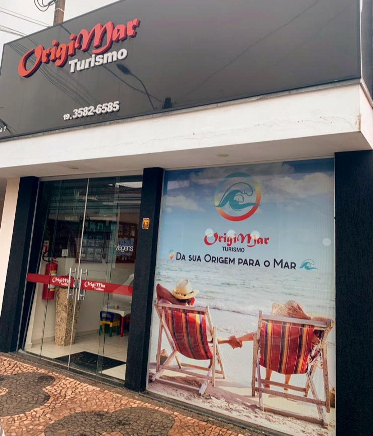 Fachada da Origimar Turismo